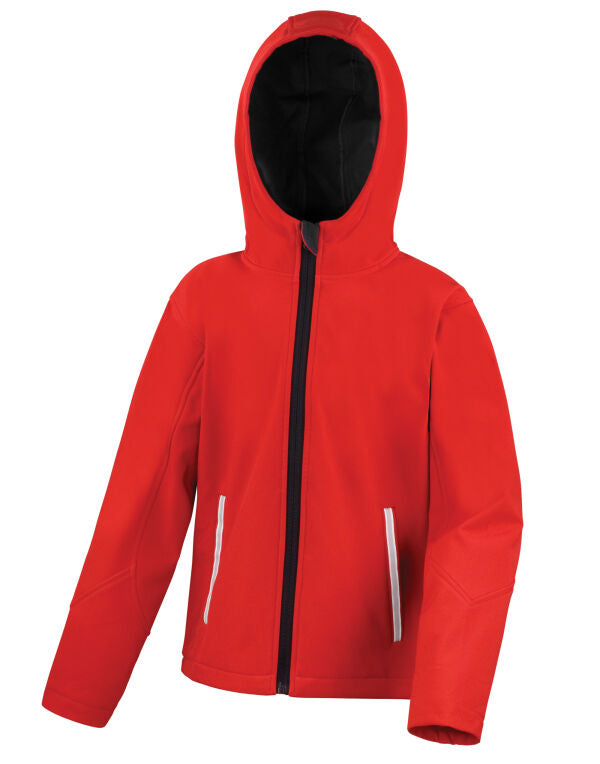 Men's Personalised Soft Shell Hooded Jacket